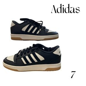 Adidas Break Start Low Leather Sneakers with bubble gum sole IE1009 basketball
